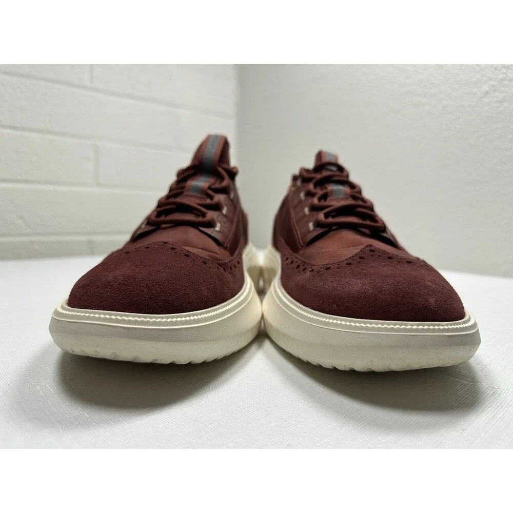 Men's Cole Haan Zerogrand WFA Wingtip Oxford Sneakers Size 10 Maroon C36245